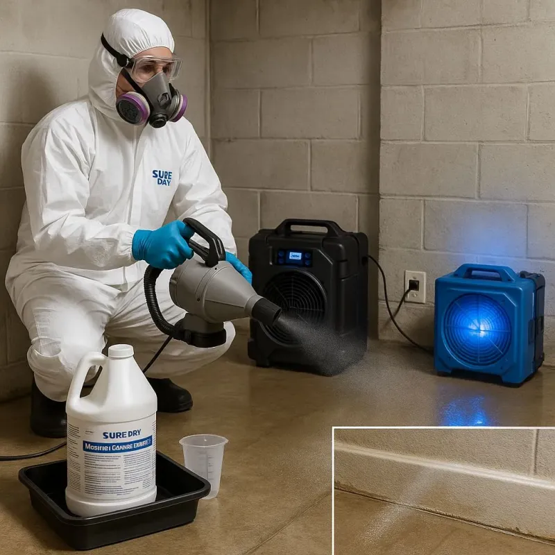 Sanitization and Odor Removal process in Saint Johns, MI