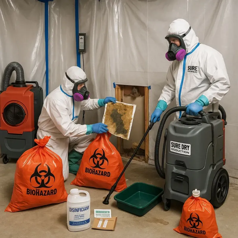 Contaminated Water Handling Protocols process in Saint Johns, MI