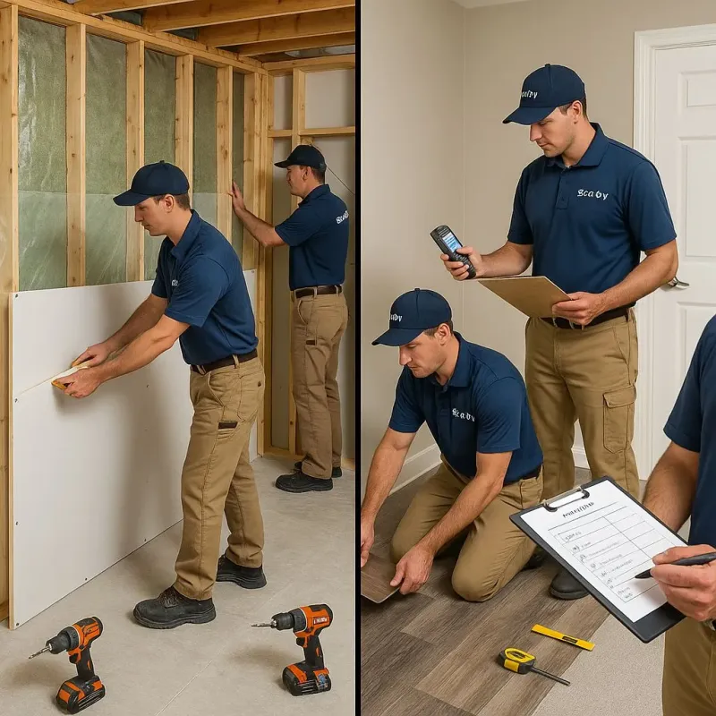 Repairs and Reconstruction process in Saint Johns, MI