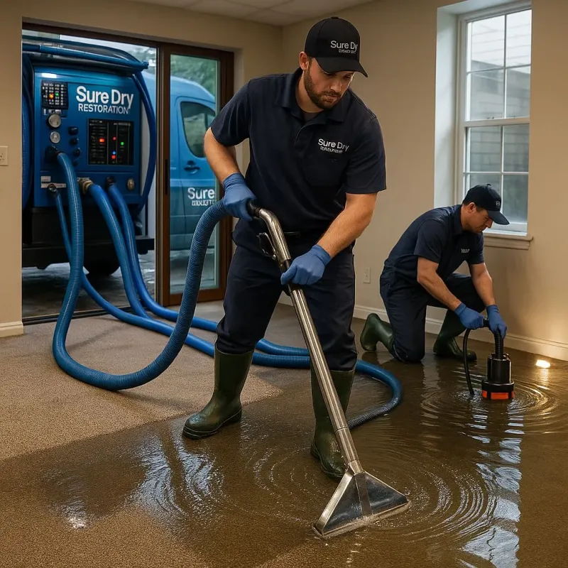 Water Extraction and Removal process in Saint Johns, MI